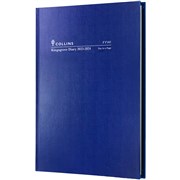 Diary Kingsgrove FY141P59 A4 Financial Day to a Page Blue 20252026