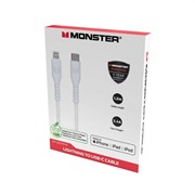 Monster Lightning to USBC Cable White 12m