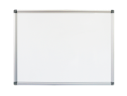 Rapidline Porcelain Whiteboard 1800mm W x 900mm H Aluminium Frame
