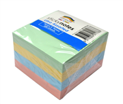 Aspire Sticky Notes 76 x 76mm Pastel Assorted Cube Pack 500 Sheets RMCSN76UA