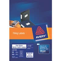 Avery Filing Laser Labels