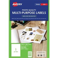 Avery Colour Matt Laser Labels